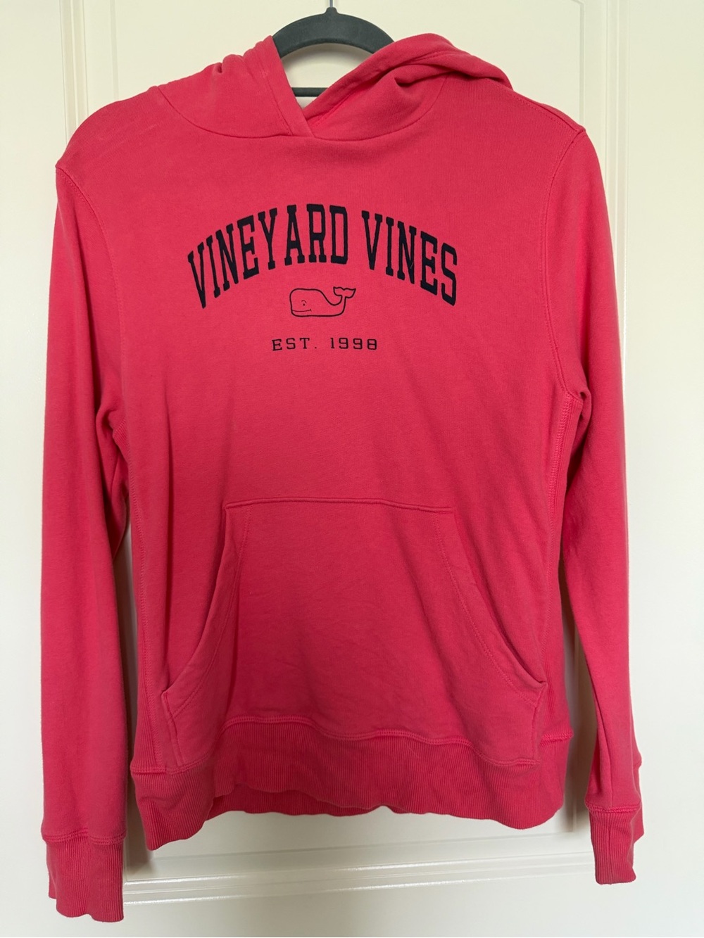 Vineyard Vines Pink Pullover Hoodie with Logo